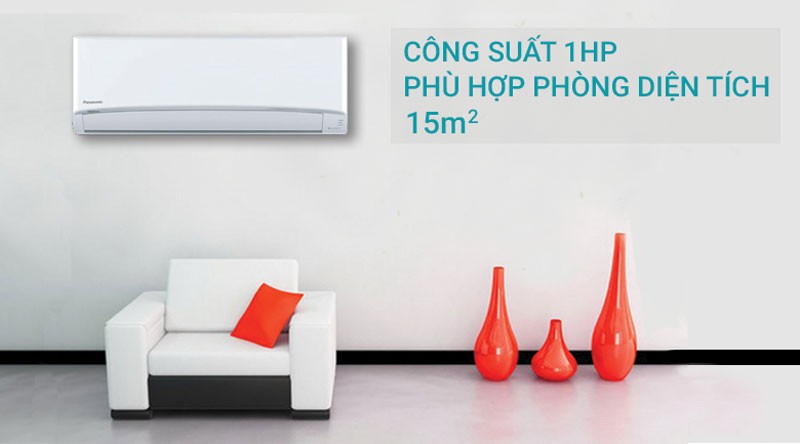 Thiết kế thanh lịch, màu trắng ánh ngọc trai của máy lạnh Panasonic CU/CS-PU9UKH-8