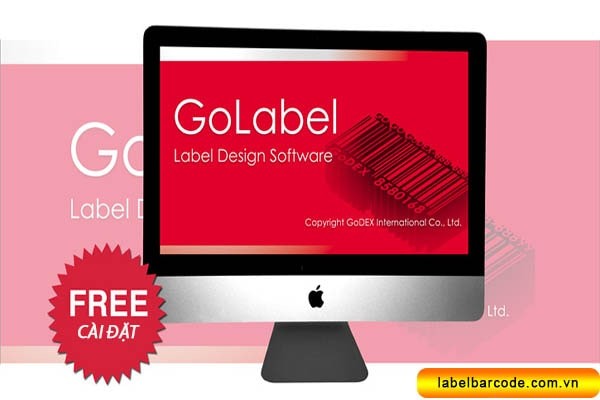 Giao diện phần mềm in tem Golabel cho Godex