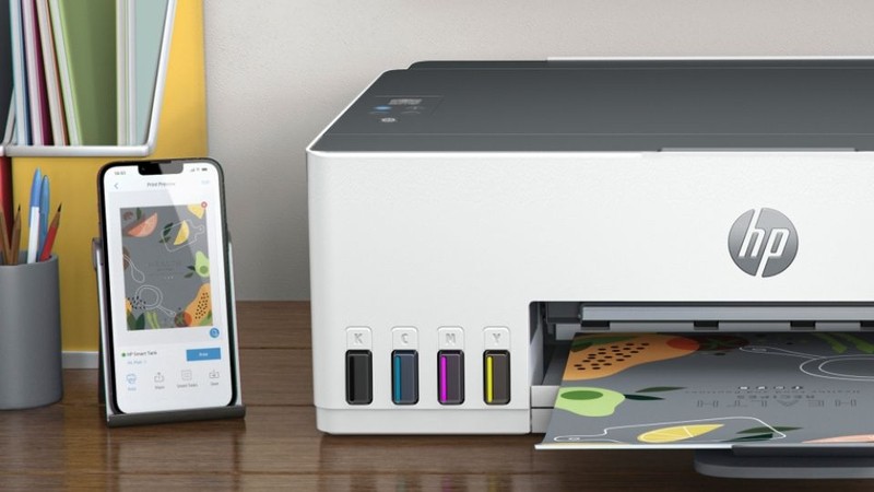 Thiết lập máy in HP với HP Smart App qua kết nối WiFi
