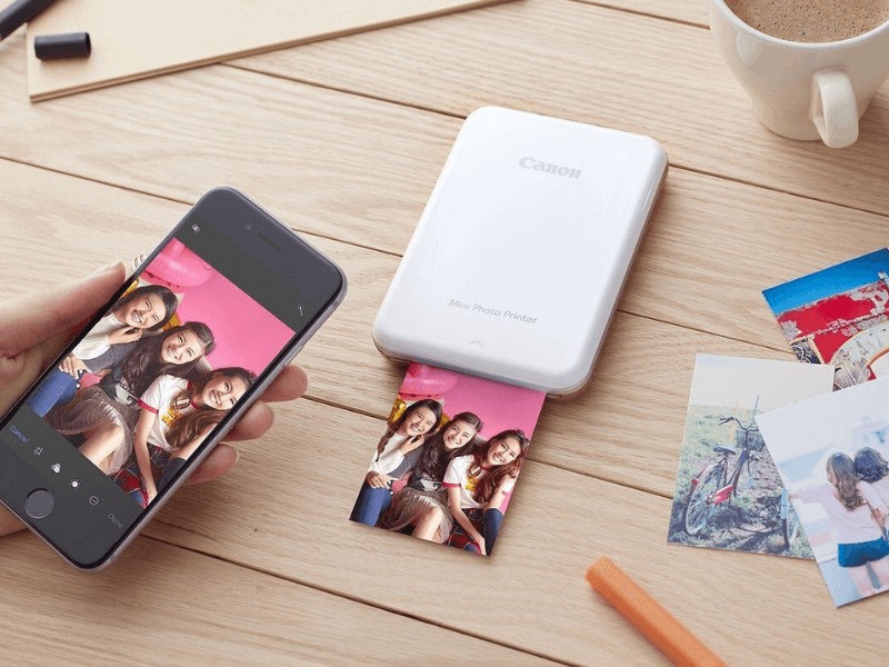 Máy in ảnh mini nhỏ gọn, kết nối điện thoại