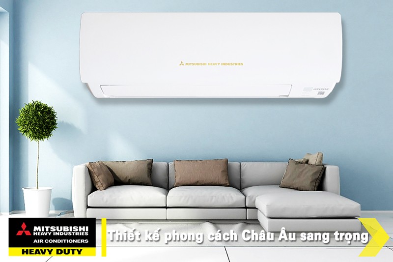 Dàn lạnh máy lạnh Mitsubishi Heavy 1.5 HP SRK13YT-S5 thiết kế Châu Âu