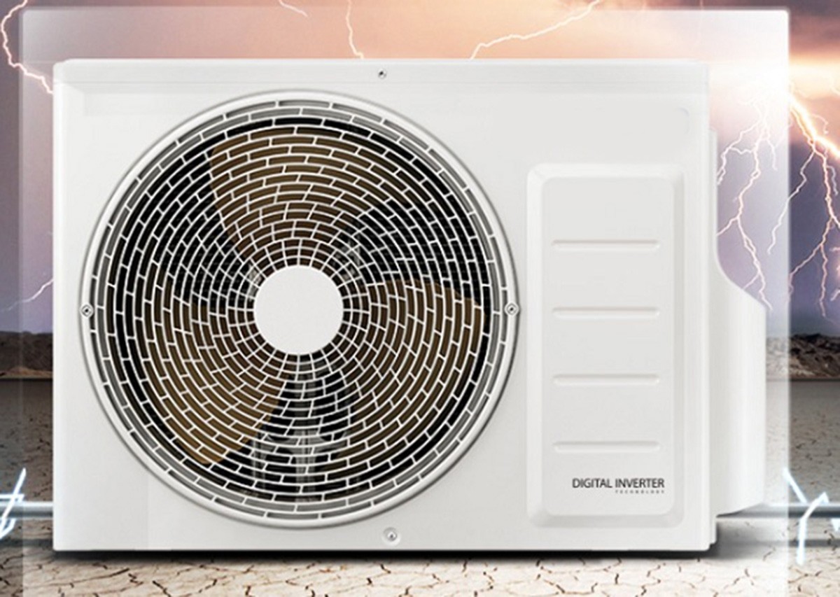 So sánh vị trí đặt cục nóng máy lạnh cao và thấp