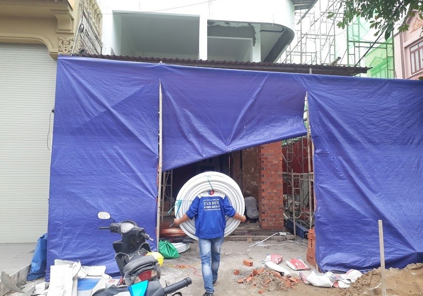 Thi công ống đồng máy lạnh âm tường giấu kín trong nhà