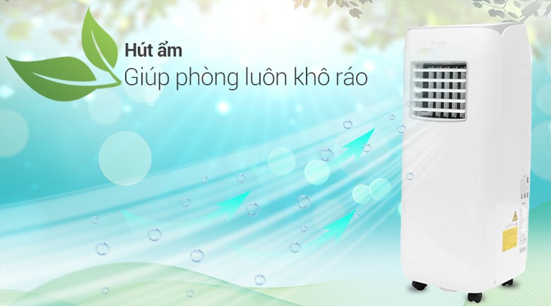 Chế độ hút ẩm Dry trên máy lạnh di động Gree GPC09AM-K6NNA1A