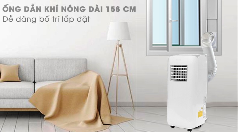 Ống dẫn khí nóng của máy lạnh di động Gree GPC09AM-K6NNA1A