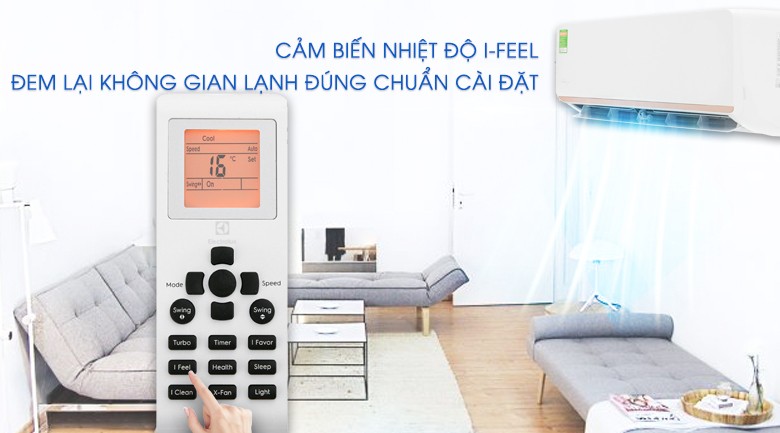 Cảm biến iFeel điều chỉnh nhiệt độ máy lạnh Electrolux chính xác