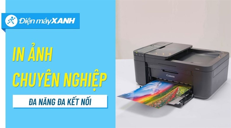 Máy in phun màu đa năng Canon TR4570S hỗ trợ WiFi