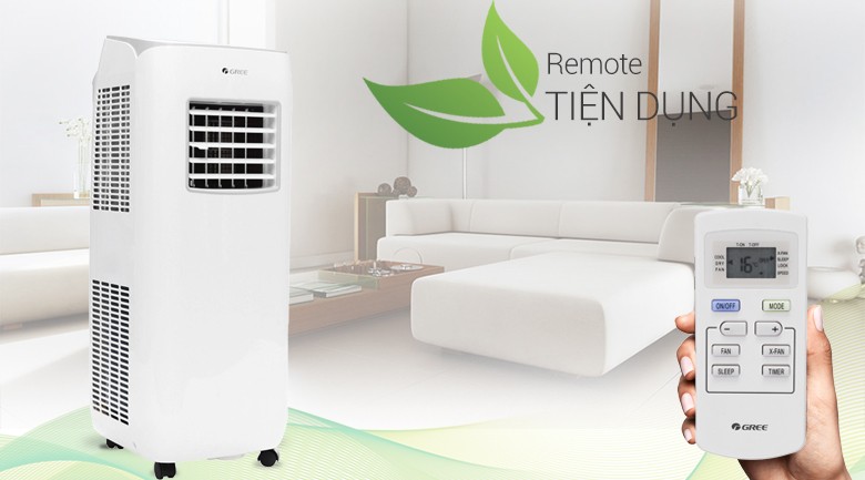 Remote điều khiển máy lạnh di động Gree GPC09AM-K6NNA1A