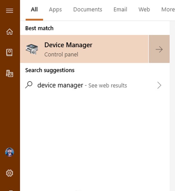 Mở Device Manager