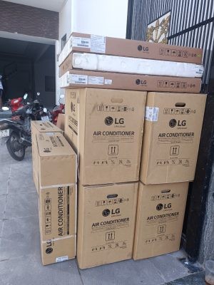Dàn lạnh âm trần LG sau khi lắp đặt hoàn chỉnh