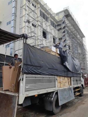 Dàn nóng máy lạnh âm trần LG ZTNQ36GNLA0 từ góc nhìn trên