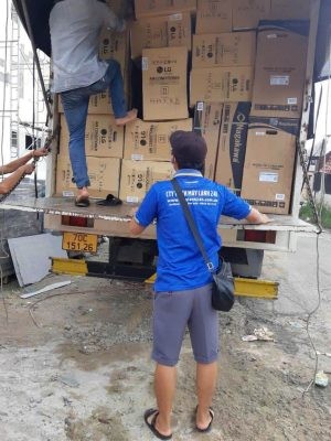 Cận cảnh quạt gió dàn nóng máy lạnh âm trần LG