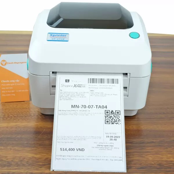 Máy in mã vạch Xprinter XP-470B (USB)