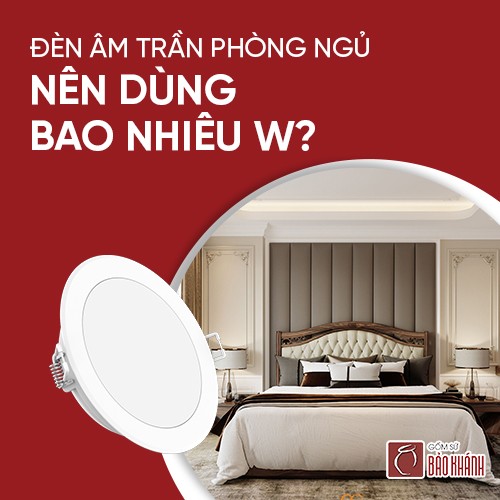 Đo diện tích phòng ngủ để tính công suất đèn phù hợp