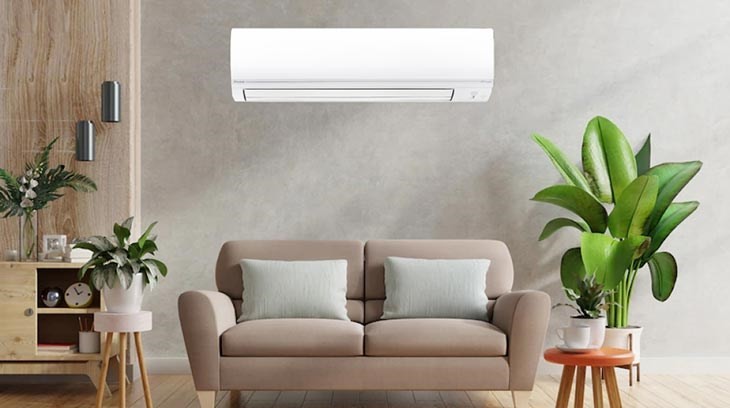 Hình ảnh máy lạnh Daikin 2 chiều phù hợp cho gia đình có trẻ nhỏ và khu vực lạnh