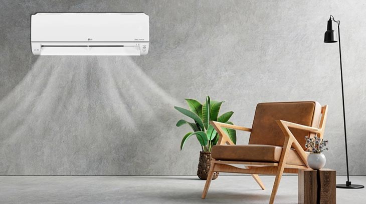 Hình ảnh máy lạnh LG 2 chiều, minh họa cho việc bảo trì đơn giản hơn