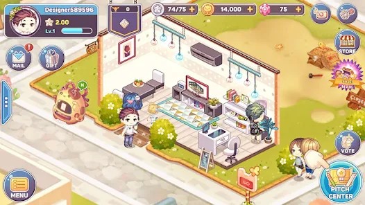 Screenshot game trang trí Kawaii Home Design