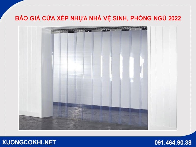 Cửa xếp nhựa giả gỗ cho phòng ngủ ấm cúng