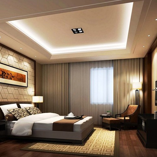 Thiết kế đèn âm trần hiện đại cho phòng ngủ