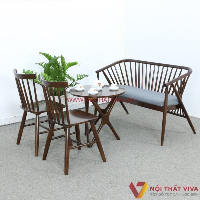 Bộ bàn ghế ấn tượng, dễ bài trí cho phòng ngủ cá nhân, gia đình