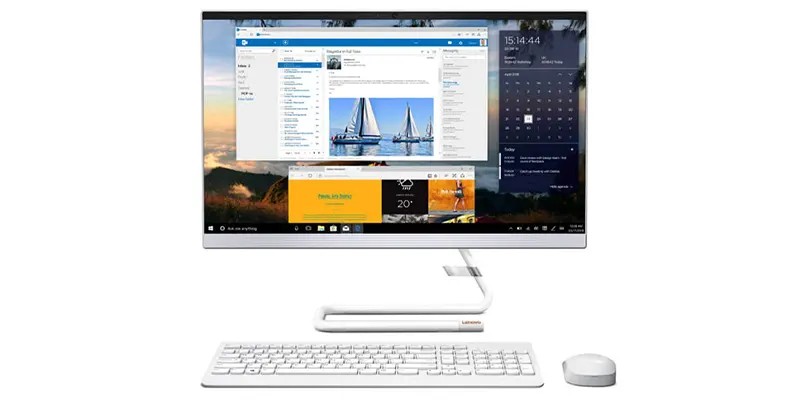 Thiết kế chân đế tinh tế của Lenovo IdeaCentre 3