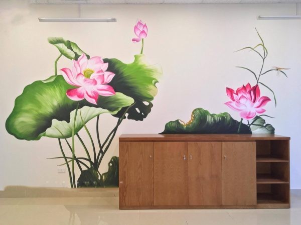 Dụng cụ và chất liệu cần thiết để vẽ tranh tường phòng ngủ