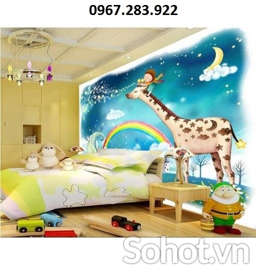 Gạch tranh phòng ngủ cao cấp họa tiết hoa lãng mạn
