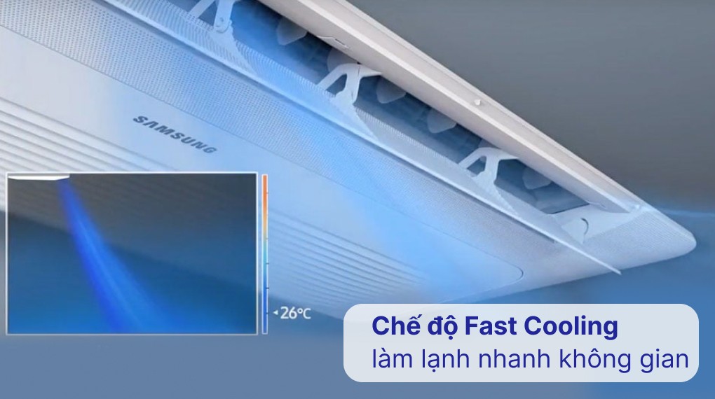 Các công nghệ làm lạnh trên máy lạnh Samsung Cassette Wind Free