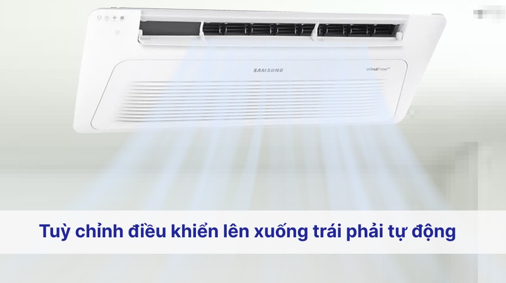 Cơ chế thổi gió và công nghệ tiết kiệm điện trên máy lạnh Samsung Cassette Wind Free