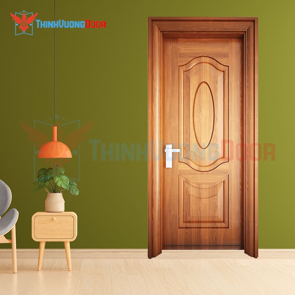 Cửa sắt 1 cánh phòng ngủ với họa tiết cổ điển
