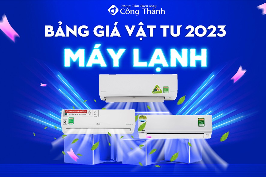 Vật tư và chi phí lắp đặt máy lạnh