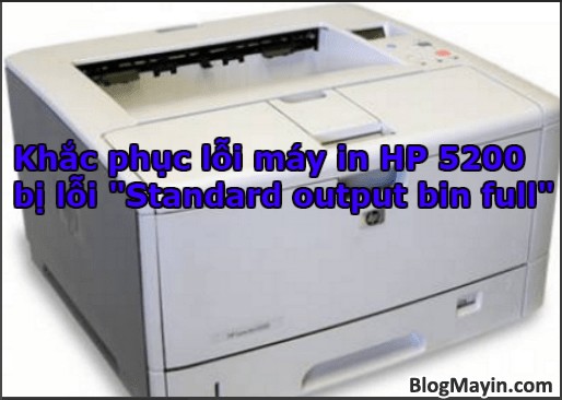 lỗi máy in hp 5200 hiển thị thông báo lỗi trên màn hình