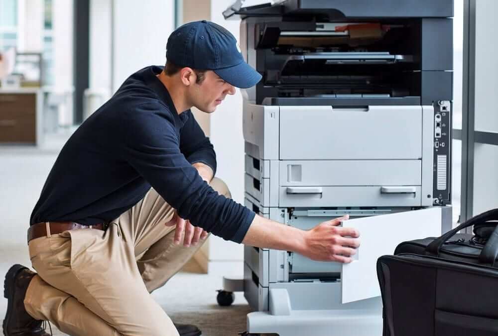 Mô tả các bước in tài liệu trực tiếp từ USB trên máy photocopy