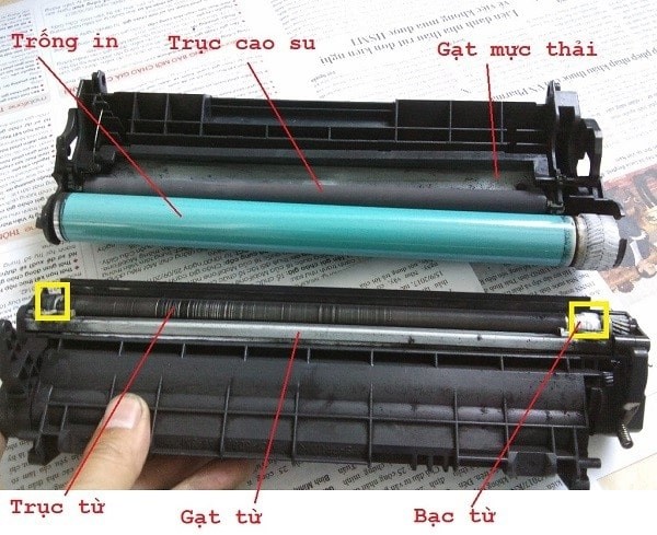 Cách thay mực máy in Canon