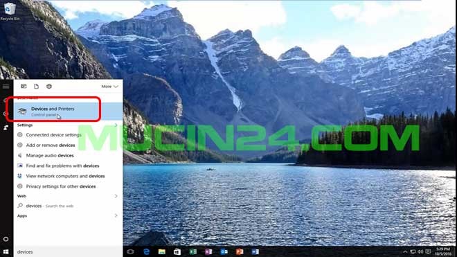 Mở Control Panel trên máy tính Windows
