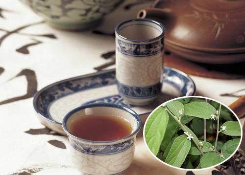 An xoa khô được chuẩn bị để sắc nước uống