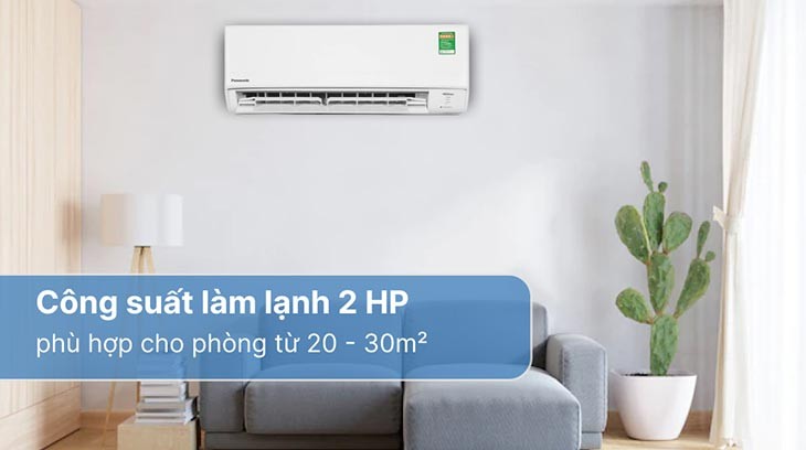 Công suất máy lạnh cần đủ mạnh để làm mát 2 phòng