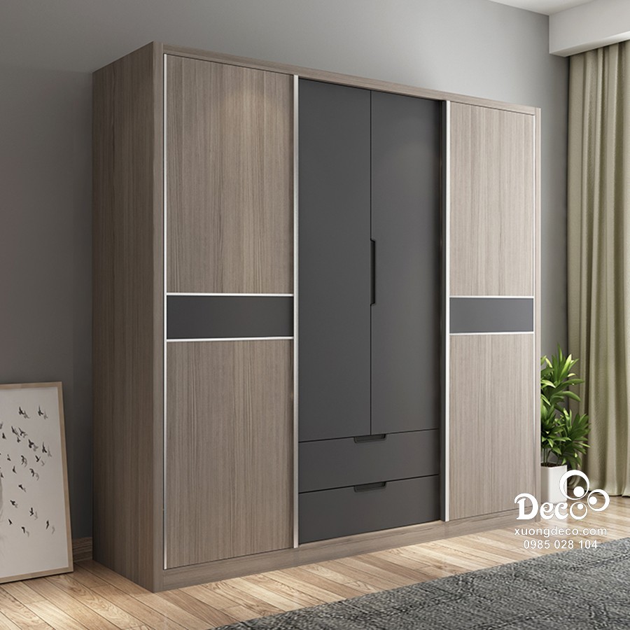 Cận cảnh vật liệu gỗ MDF lõi xanh sử dụng trong nội thất phòng ngủ