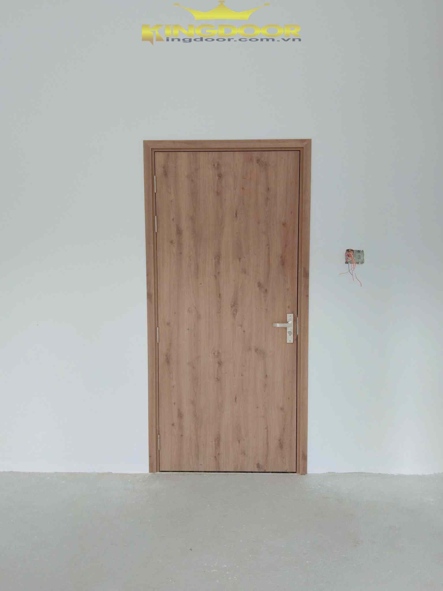 Cửa gỗ công nghiệp phòng ngủ mdf laminate