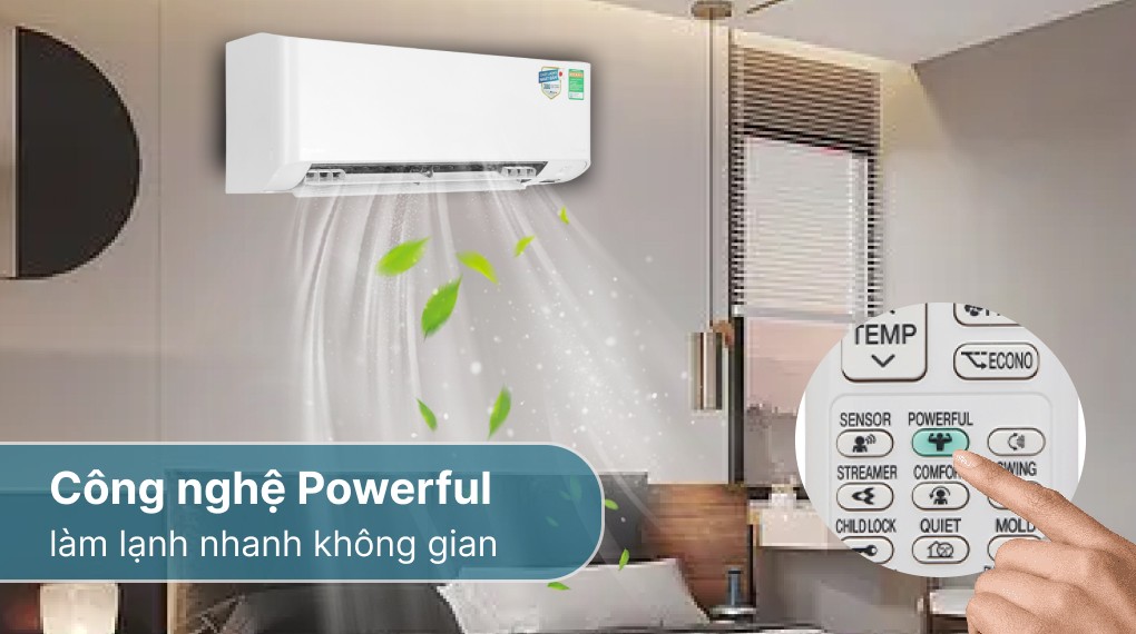 Máy nén và dàn nóng máy lạnh Daikin Inverter 1.0 HP hoạt động hiệu quả