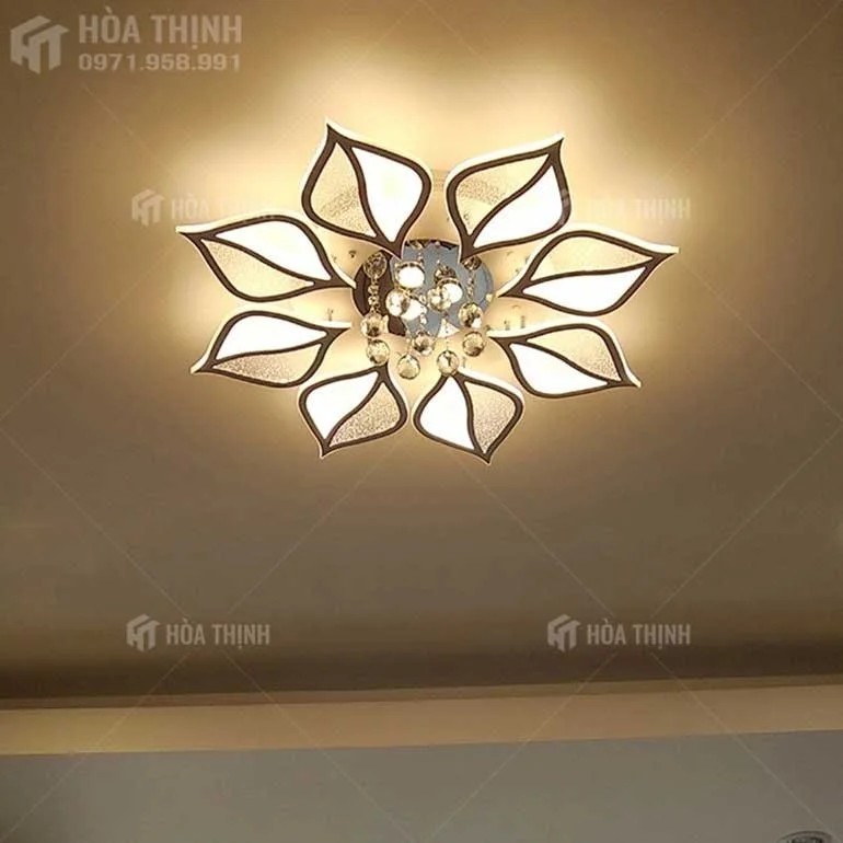 Đèn LED ốp trần thạch cao đẹp