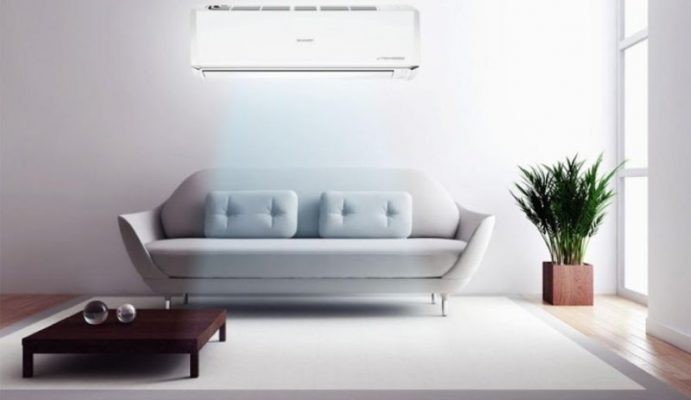 Máy lạnh sạch sẽ sau khi bảo trì