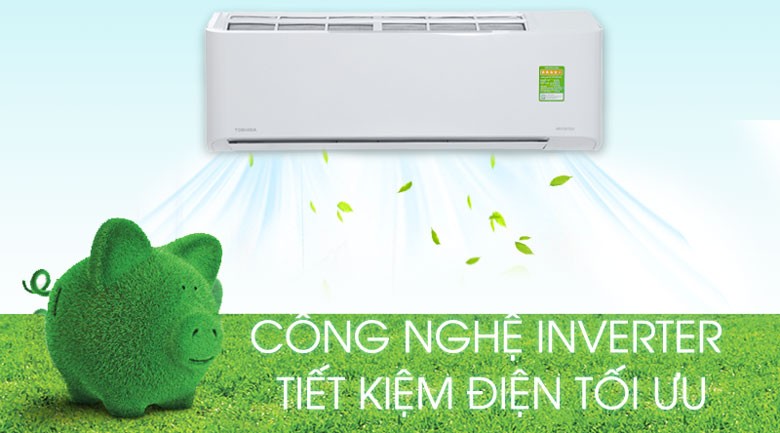 Biểu tượng công nghệ Inverter trên máy lạnh Toshiba RAS-H10ZKCV-V