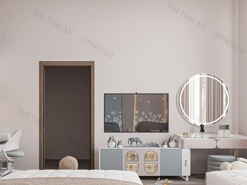 Ưu tiên đồ dùng đa năng và cần thiết khi thiết kế phòng ngủ 10m2 cho 2 bé
