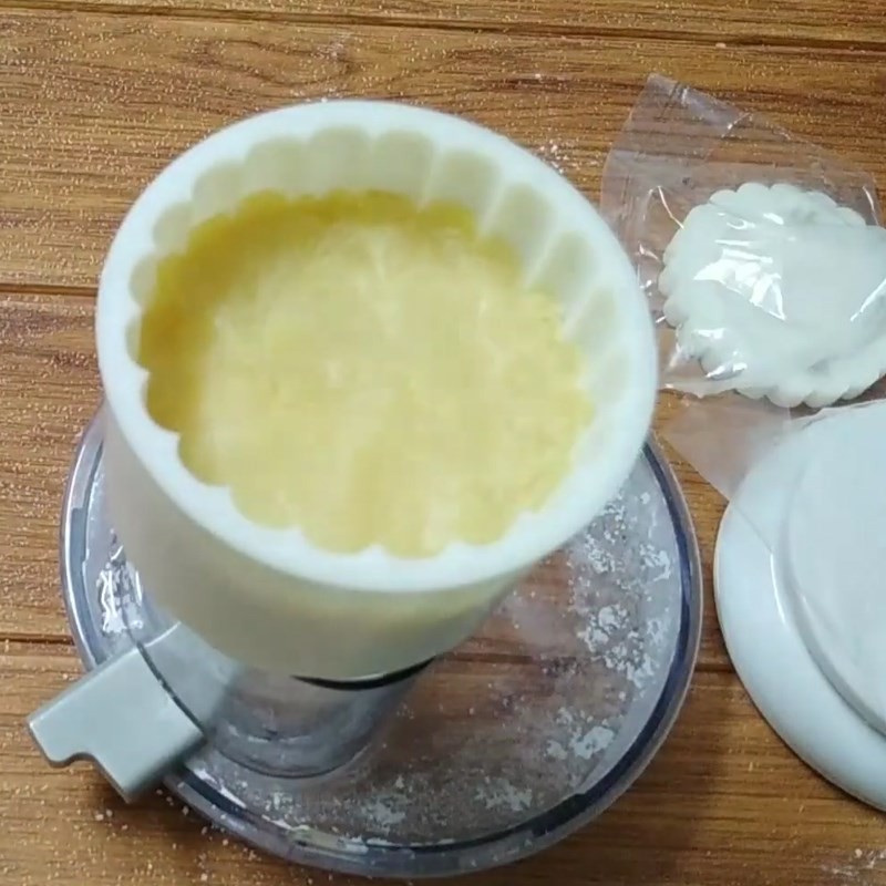 Bước 4 Đóng bánh Bánh in nhân đậu xanh sầu riêng