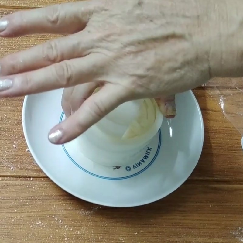 Bước 4 Đóng bánh Bánh in nhân đậu xanh sầu riêng