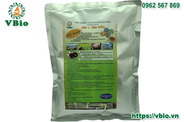 Chế phẩm EM gốc dạng bột