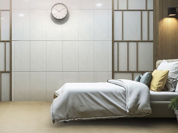 Phòng ngủ sử dụng gạch ốp tường kích thước 30x60