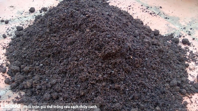 Các loại giá thể phổ biến dùng để phối trộn trồng rau