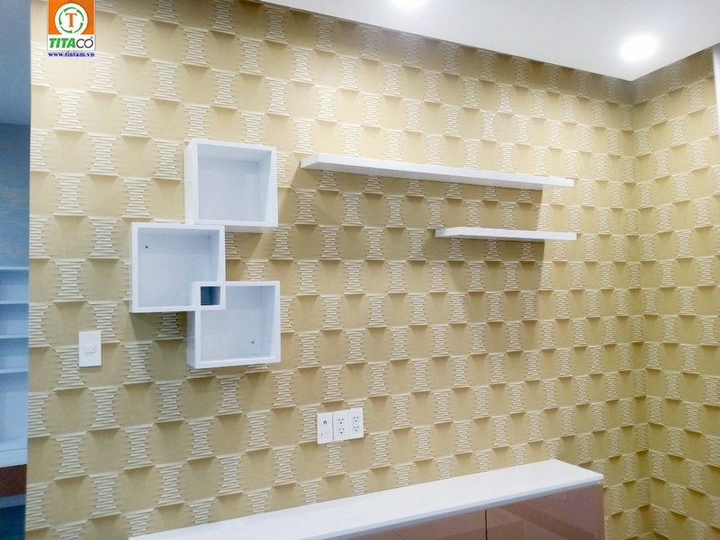 Giấy dán tường 3D với họa tiết ấn tượng cho phòng ngủ đẹp tại TPHCM